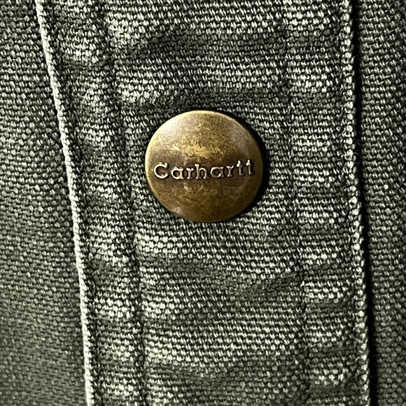 Carhartt Forest Green Button-Up Shirt Jacket - Picture 7 of 16